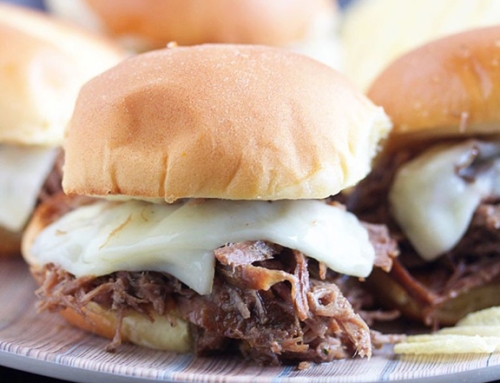 Slow Cooker Flank Steak Sliders